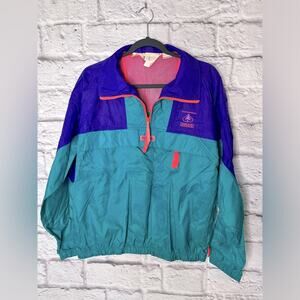 Columbia vintage man pullover windbreaker size medium